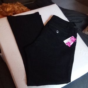 Black denim jeans